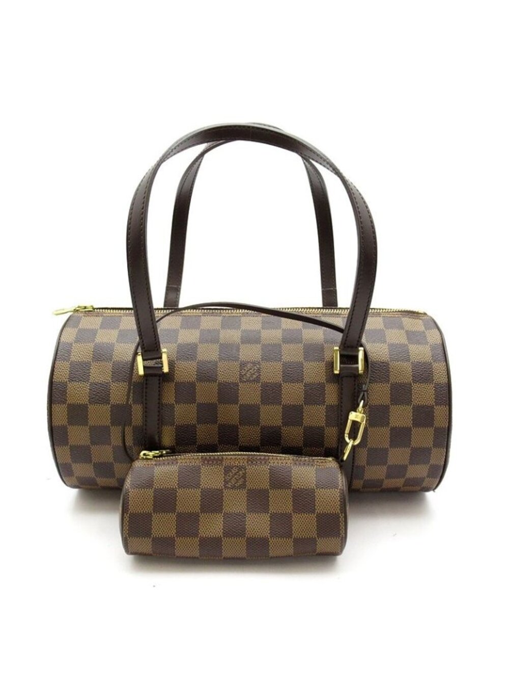 Louis Vuitton Papillon 30 Damier Handbag Brown
